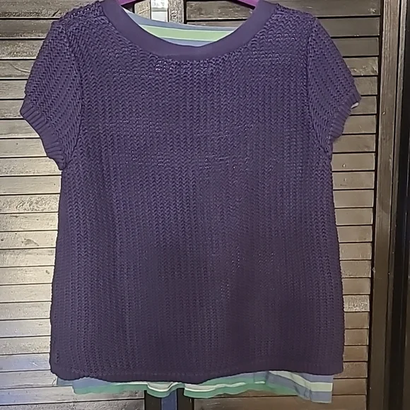 Liz Claiborne Woman sweater & shirt set - Picture 2 of 7